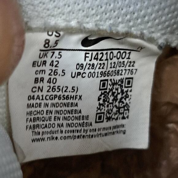 Nike Dunk High EMB 'University Blue' FJ4210-001 Size 8.5 Men - Picture 7 of 12